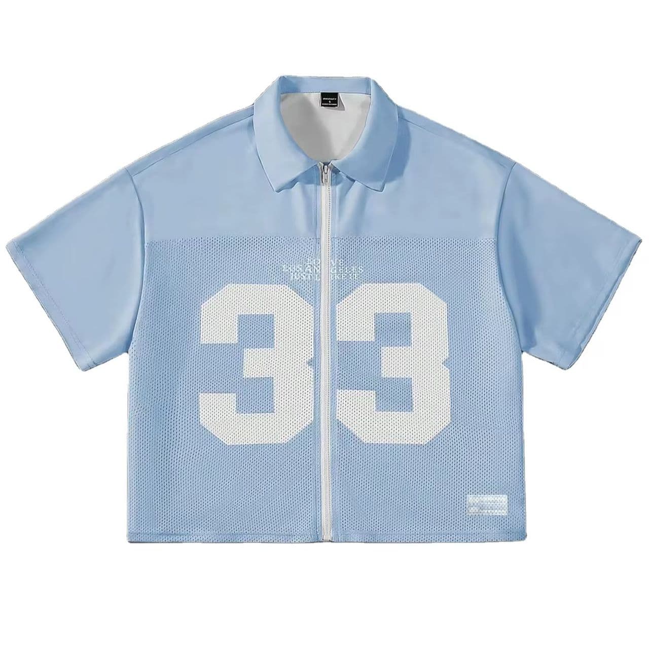 Jersey zippé bleu 1