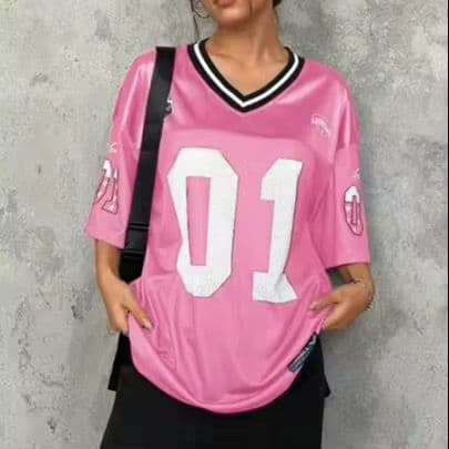 Jersey oversized rose 1